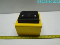 QTY=10: INDUSTRIAL BUMPERS MOUNTED ON STEEL TUBE 6-3/4″ X 4-3/4″ X 6″ 1/4″THICK