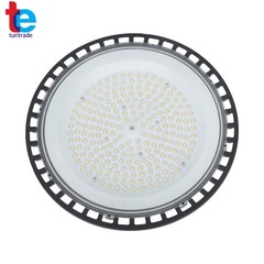 4 Pcs With Hook Safety Rope 150W UFO LED High Bay Light 18000LM Lighting Fixture