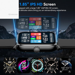 Alexa Smart Watch Men Women Bluetooth Call 1.85″ Fitness Tracker Android