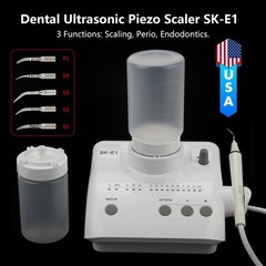 US! Cavitron Dental Ultrasonic Scaler fit EMS +Handpiece+Tips+Bottles SK-E1 NEW
