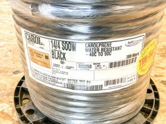 New Carol 02768.35T.01 Flexible Wire 14/4 SOOW Black 600V 250FT