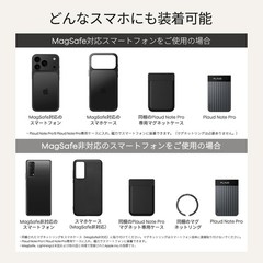 Plaud Note Pro Magnetic Case MagSafe Compatible Leather Black Japan Accessory
