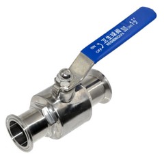 1.5 inch 1-1/2″ Sanitary Full Port Ball Valve Tri Clamp Ferrule SS316 Brew US.