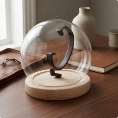 Single Watch Showcase Compact Watch Dome Display Modern and Minimalist