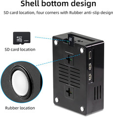 Raspberry Pi Display, 3.5 Inch Touchscreen with Raspberry Pi 5 Case, 480X320 TFT