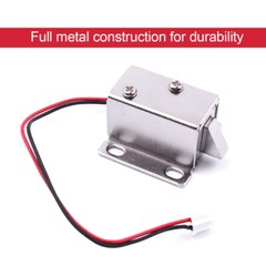 4PCS DC 12V Electric Lock Iron Security Assembly Solenoid Door Cabinet Drawer US
