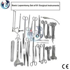 Basic Laparotomy Set of 81 Pcs Surgical Instruments