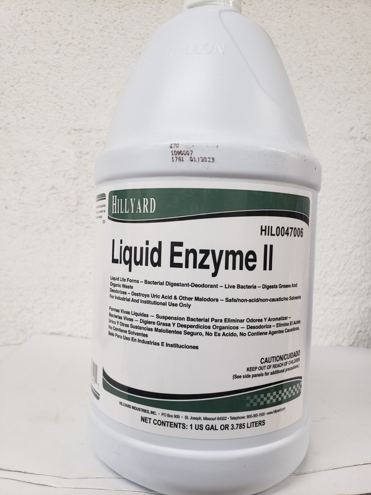 Hillyard HIL0047006 Liquid Enzyme II Multi-Purpose Cleaner 1 Gal