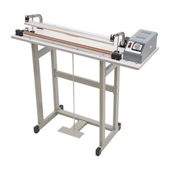 22.83″ Foot Pedal Impulse Sealer Heat Seal Plastic Bag Sealing Machine w/ Cutter