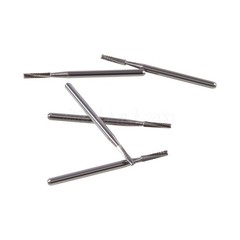Dental Surgical Carbide Burs FG 557L Cross Cut Straight Fissure 5/PACK