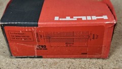 HILTI X-DNI 62MX 34386 – 62mm or 2-1/2” collated galvanized nails – 82 count