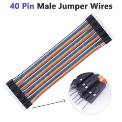 Aypzuke 10cm 240pcs Breadboard Jumper Wires Cable Kit Male 10cm, Multicolored