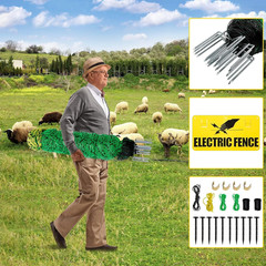 Electric Fence Netting, 164’L X 42.5″ H Movable Livestock Nets for Sheep, Hogs,