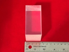 Bicron BC412 Plastic Scintillator Block 4cm X 8cm X 2.25″