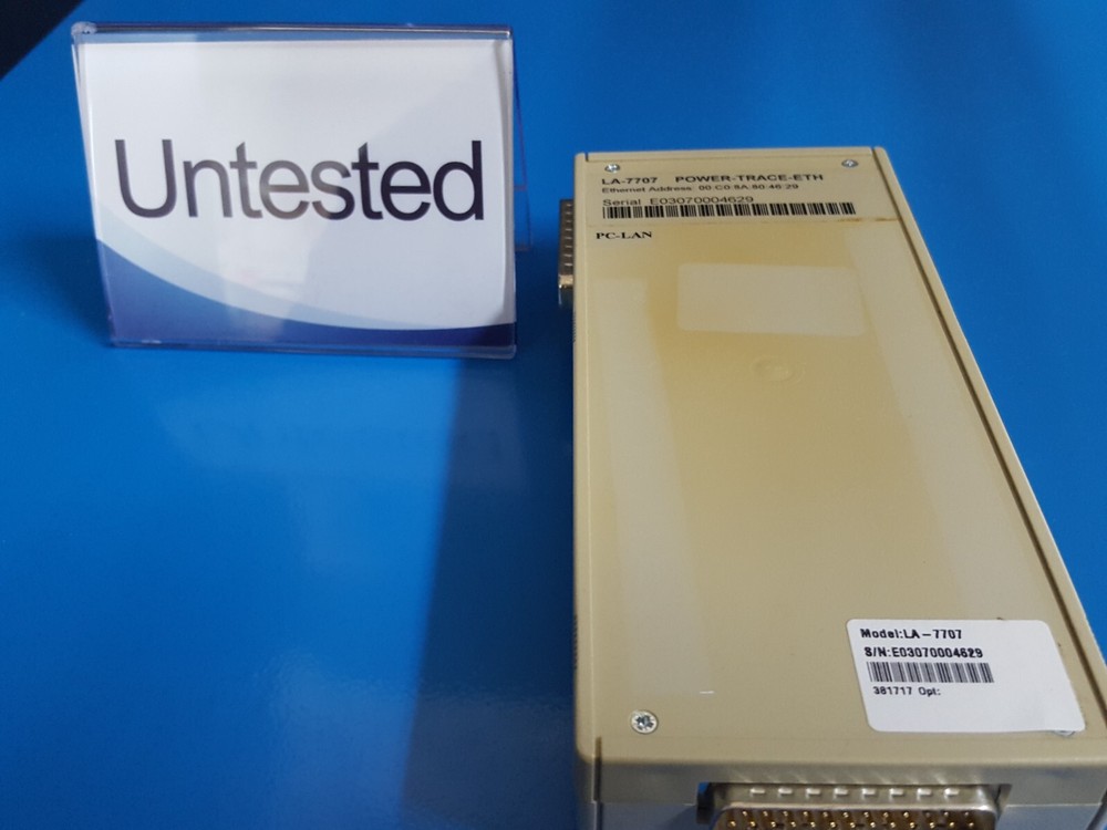 LAUTERBACH LA-7707: POWER-TRACE-ETH-256M, Untested (4629)
