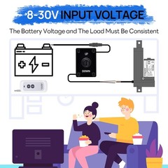 12V 30A DPDT Waterproof Latching Reverse Polarity Toggle Switch Up/Down