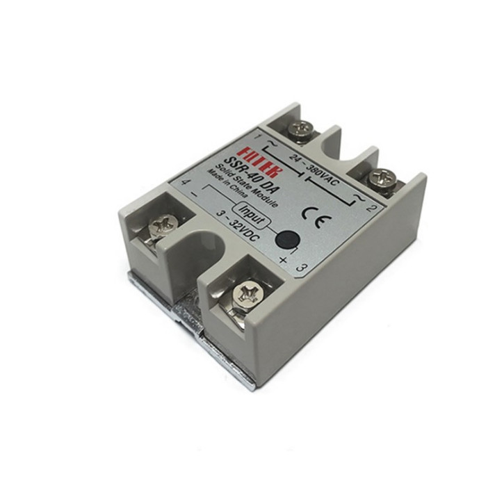 SSR-40 Da solid state relay 24 v-380 V 40 a 250 V DC controlled AC