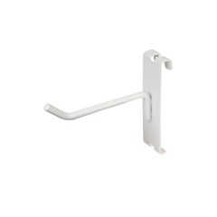 Gridwall Hooks: 1″, 2″, 4″, 6″, 8″, 10″, 12″ – Black, White, Chrome – FREE SHIP!