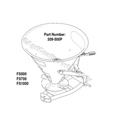 Land Pride Gear Box 322.002 direct replacement for Fertilizer Spreader 309-500P