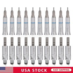 NSK Style Dental Straight Nose /Air Motor Low Slow Speed Handpiece E-type 4HOLES