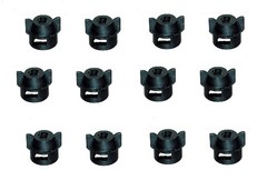 Pack of 12 – Quick TeeJet Black Nylon Cap For Flat, TP & XR Style Spray Tips