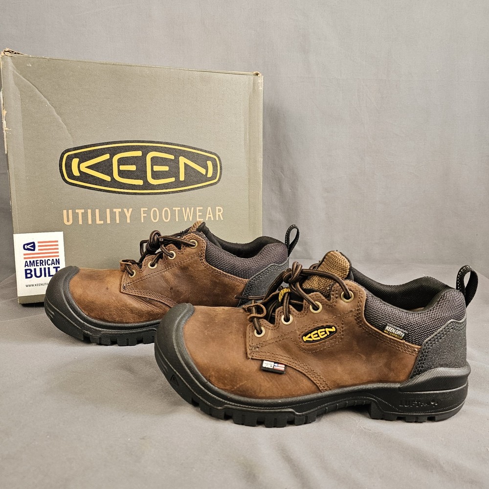 KEEN Utility Independence Oxford WP Carbon Fiber Toe Work Shoes Men’s 8D 1028285