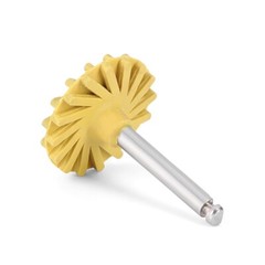 6Pcs AZDENT Dental Composite Polishing Wheels RA 2.35mm Burs Coarse/Medium/Fine