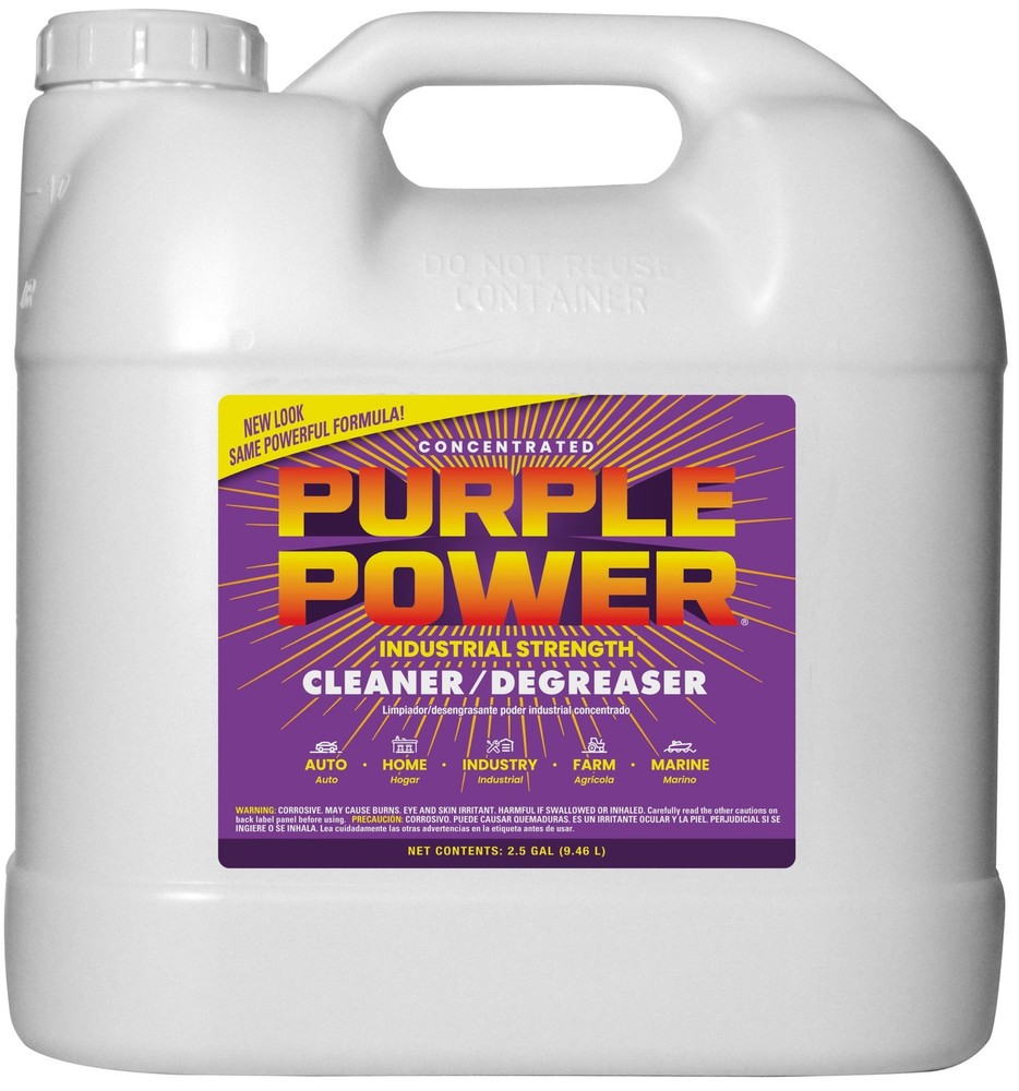 Purple Power 2.5 Gallon Degreaser – Concentrate Formula, Heavy-Duty Clean