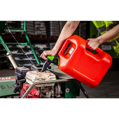 5 Gal. Smart Control Gas Can with Rear Handle, Red Fuel Container