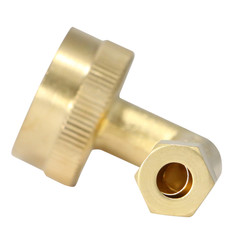 100 PIECES 1/4″ OD COMPRESSION X 3/4 GHT DISHWASHER ELBOW, LEAD FREE BRASS