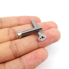 Phillips Flat Head Screw M3 M3.5 M4 M5 M6 M8 M10, 18-8 Stainless Steel, DIN: 965