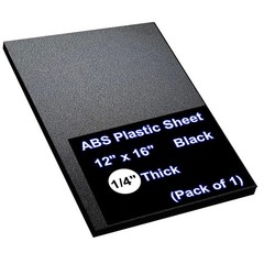1/4″ Thick Expanded Plastic Sheets, ABS Plastic Sheet – 12″ X 16″ Thin Rigid …