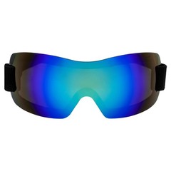Birdz Wren Skydiving Snowboarding Motorcycle Riding Goggles Blue Mirror Lens