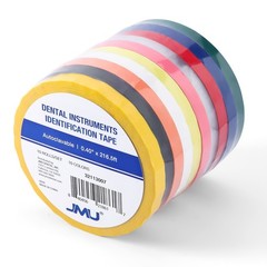 JMU Dental Instruments Identification Tape Autoclavable 10 Colors 0.24″ /0.4”