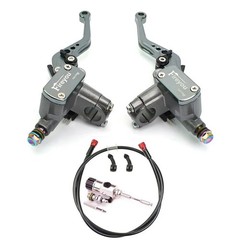 22mm Motorcycle Hydraulic Clutch Brake Master Cylinder Kit for Honda Yamaha