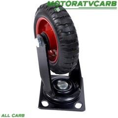 ALL-CARB 6 Inch Caster Wheels Set of 4 (2 Swivel & 2 Fixed), Heavy Duty Casters