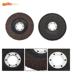 50Pcs Premium Zirconia Flap Disc Sanding Grinding 4-1/2″ X 7/8″ 40 Grit Grey