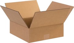The Packaging Wholesalers 12 x 12 x 3 Inches Shipping Boxes, 25Count BS121203