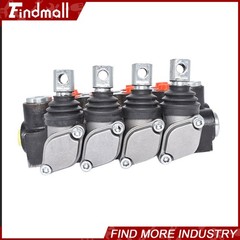 4 Spool Hydraulic Monoblock Double Acting Control Valve 11 GPM SAE Ports 3625PSI