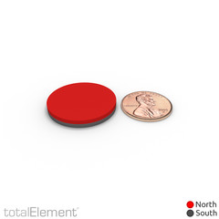 1 x 1/8 Inch Neodymium Rare Earth Disc Magnets N52 with 3M Adhesive (8 Pack)