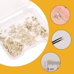0.5 Gram (0.32DWT) Gilded Alloy Solder for Jewelry Making, 1.5×1.5mm Tiny…