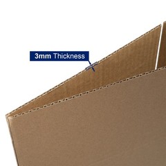 50 8x8x8 Brown/Kraft Corrugated Cardboard Shipping Boxes for Moving Recyclable