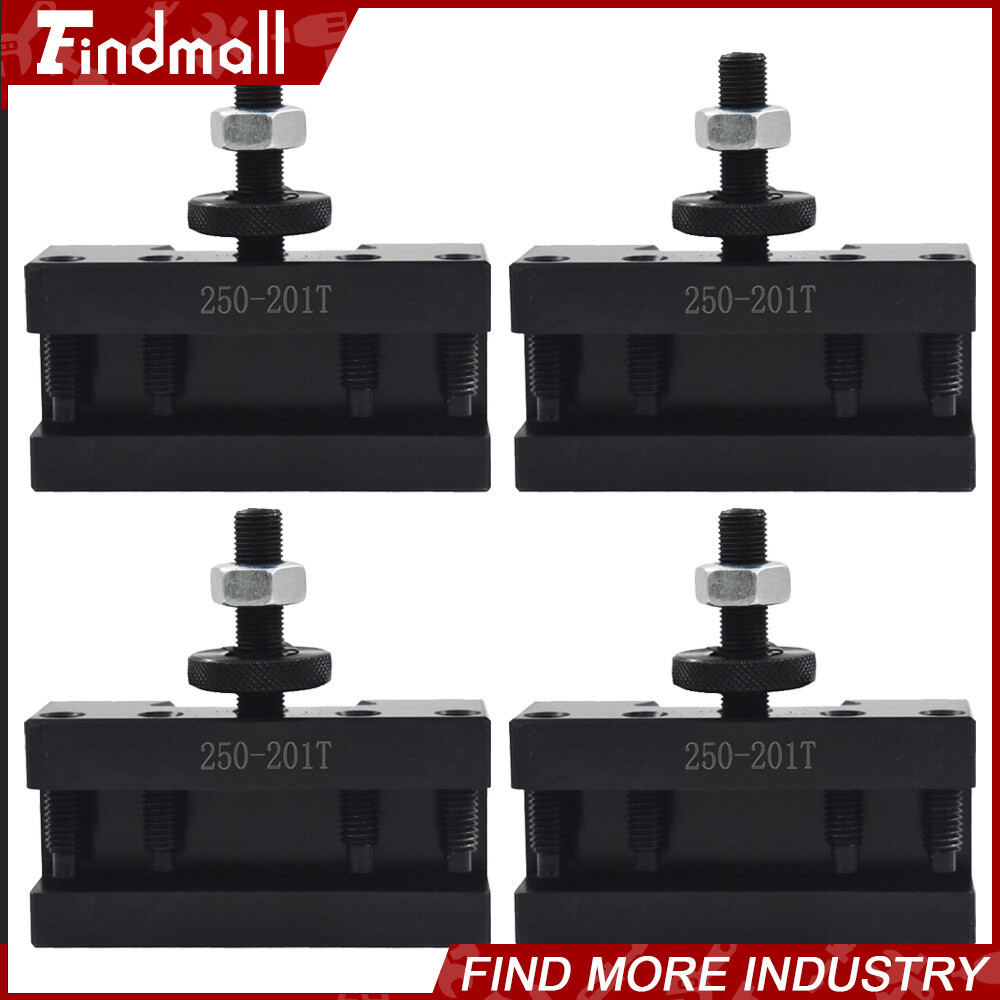 4Pcs BXA 250-201 T Oversize 3/4″ Turning Quick Change Tool Post Holder Lathe