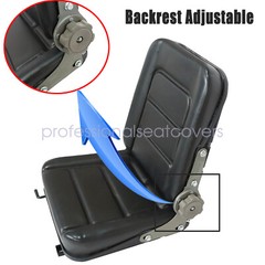 Universal Forklift Seat Lawn Mower Tractor Seat Adjustable Back Mower Excavator
