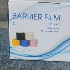 Dental Barrier Film Sticky Wrap Clear or Blue 4″ x 6″ (1200 Sheet)