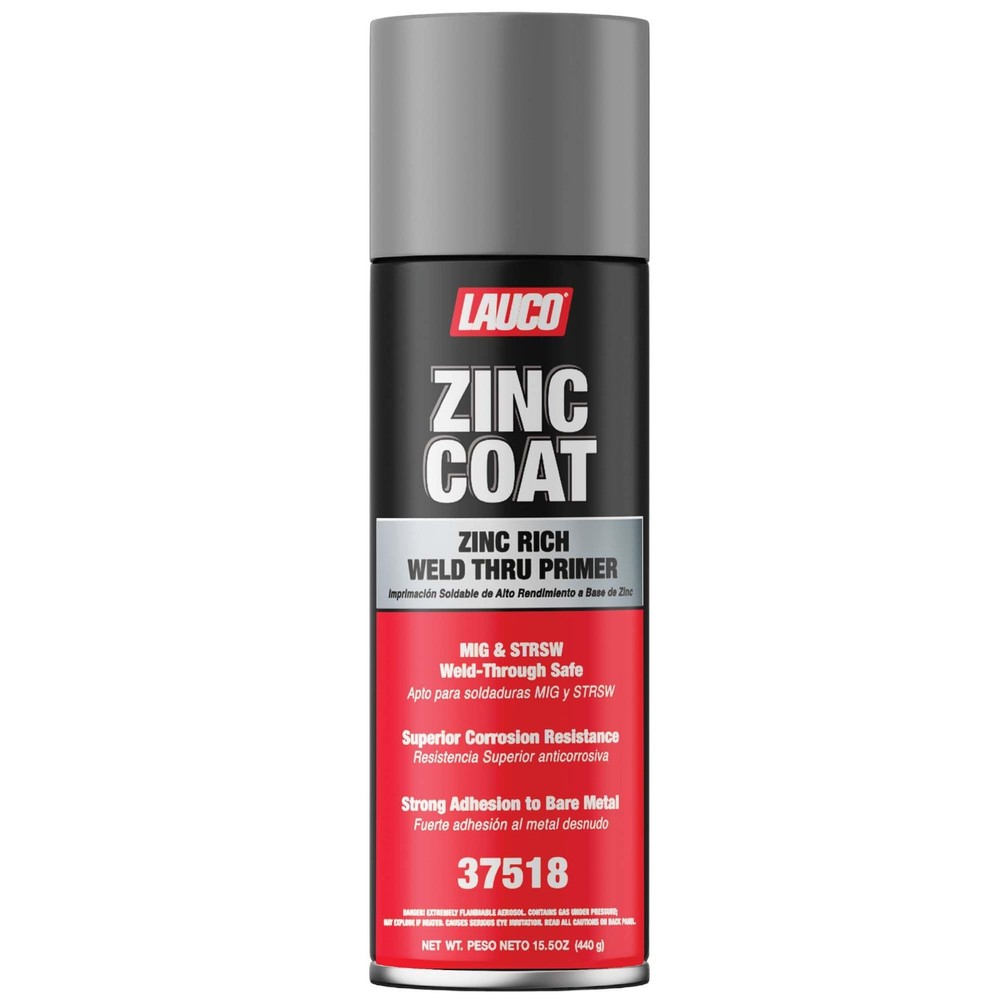 LAUCO Zinc Coat Weld-Thru Primer 15.5 oz, Pack of 1, Zinc Rich Spray for