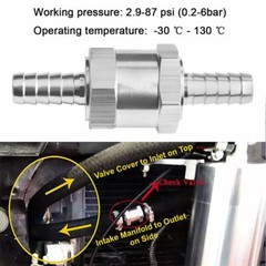 12mm 1/2 Inch Inline Check Valve Fuel Diesel Liquid Oil Air One Way Non Return