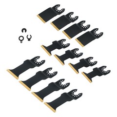 12-Piece Oscillating Saw Blades for Metal Wood Plastic Drywall Cuts Saw Blades