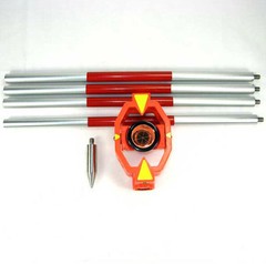 Brand New Mini Prism with 4 Poles for Total Station Prism Constant 17 5 Mm