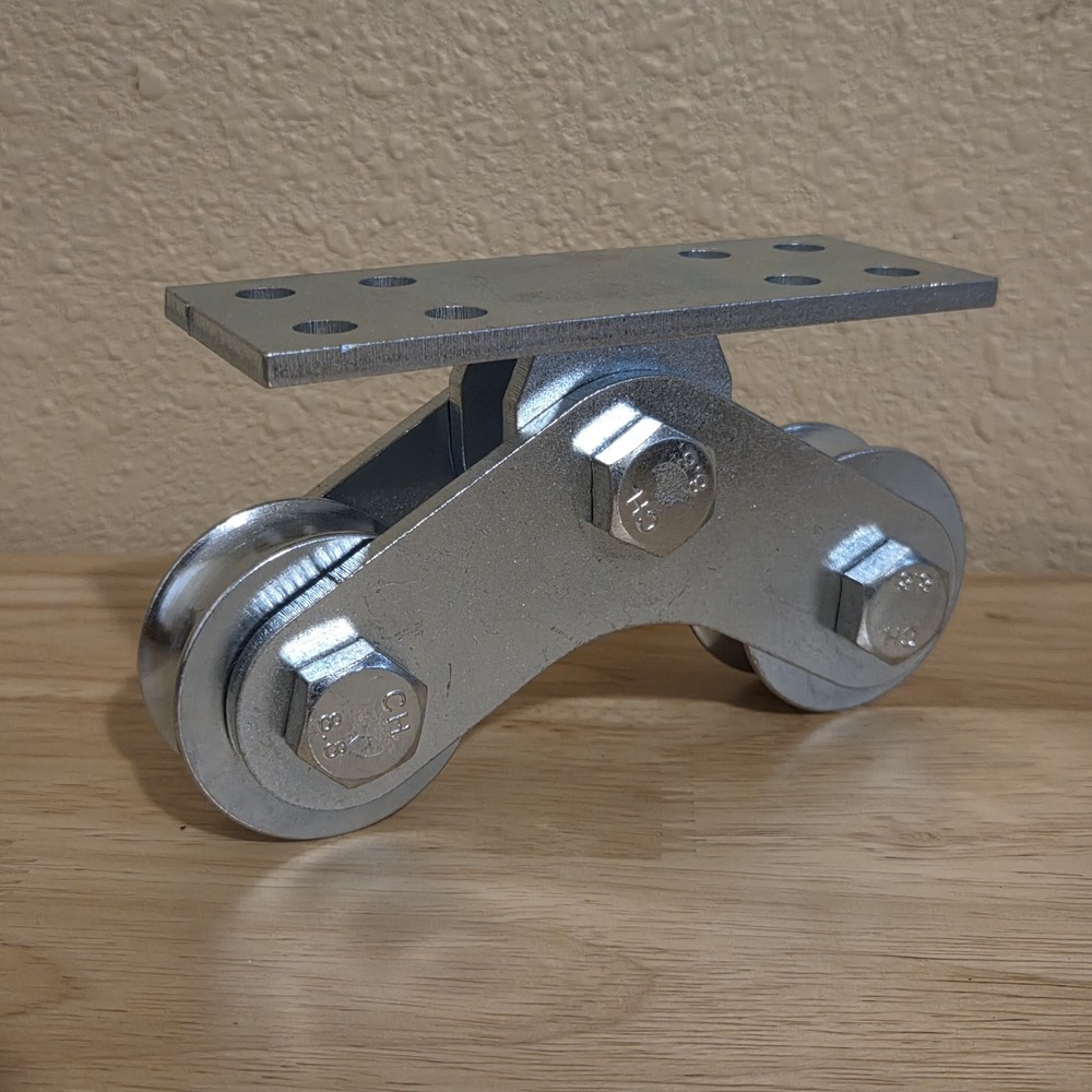2″ Groove Wheel U-Shaped Sliding Gate Caster Heavy Duty for Sliding Gate